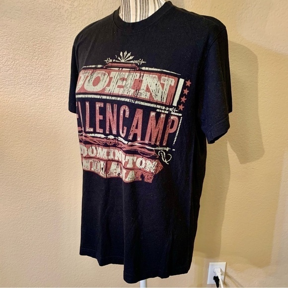 Vintage John Mellencamp Concert Tee Small Black Graphic Print Bloomington IN - Picture 6 of 11